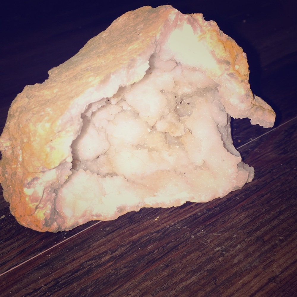 Large split geode crystal